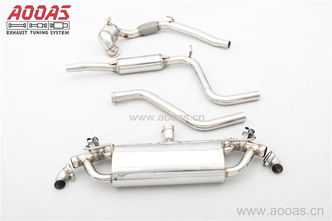 2019 Audi Q3 2.0T All SS304 / Cat (With Cat) Downpipe + Valvetronic Catback System
